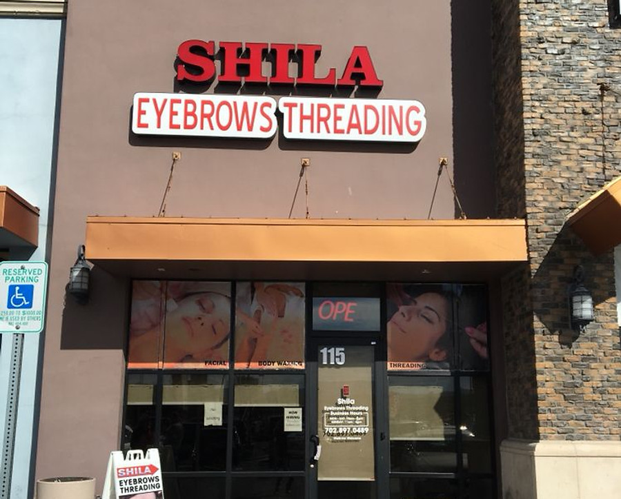 Rainbow Shila Eyebrows Threading location